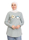 Aqua Foam Printed Long - Sleeve Design 41 - Khotwh