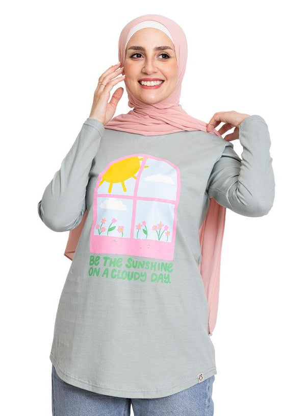 Aqua Foam Printed Long - Sleeve Design 48 - Khotwh