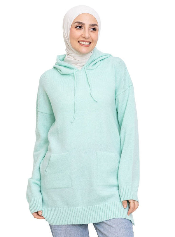 Aqua Hoodie Pullover - Khotwh