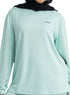 Aqua Sporting Long-Sleeve T-Shirt - Khotwh