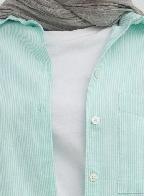 Aqua Striped linen Suit - Khotwh