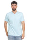 Aqua V - neck T-Shirt - Khotwh