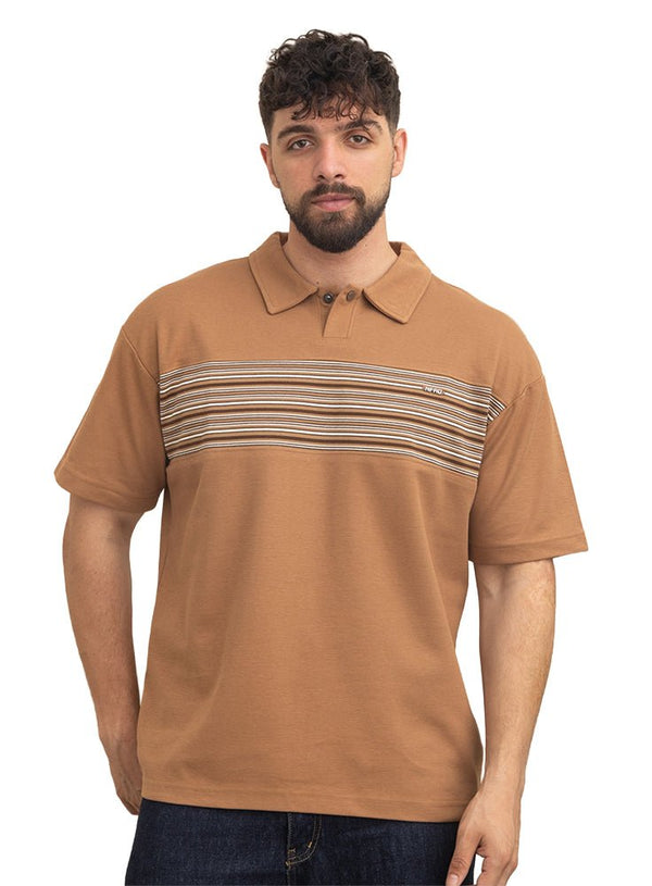 Autumnal Design 3074 NF-Polo Neck T-Shirt - Khotwh