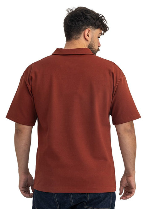 Autumnal Design 3083 NF-Polo Neck T-Shirt - Khotwh