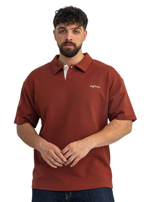Autumnal Design 3083 NF-Polo Neck T-Shirt - Khotwh