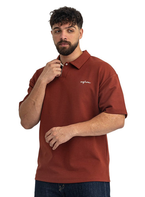Autumnal Design 3083 NF-Polo Neck T-Shirt - Khotwh