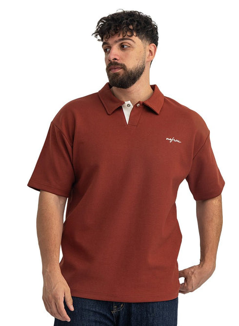 Autumnal Design 3083 NF-Polo Neck T-Shirt - Khotwh