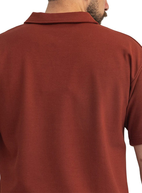 Autumnal Design 3083 NF-Polo Neck T-Shirt - Khotwh