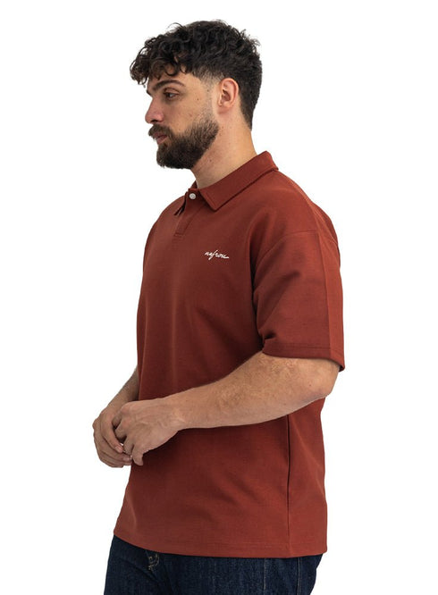 Autumnal Design 3083 NF-Polo Neck T-Shirt - Khotwh