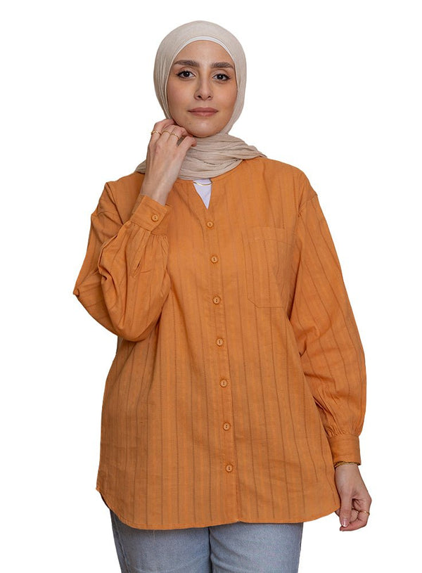 Autumnal RD - V - Neck Shirt - Khotwh