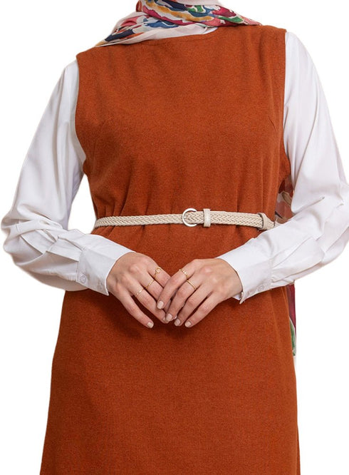 Autumnal W - Sleeveless Dress - Khotwh