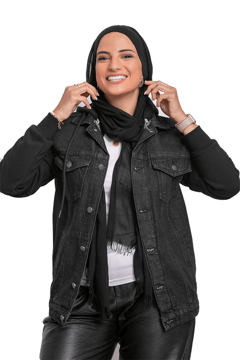B - Design 1 Melton Jacket Jeans - Khotwh