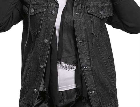 B - Design 1 Melton Jacket Jeans - Khotwh