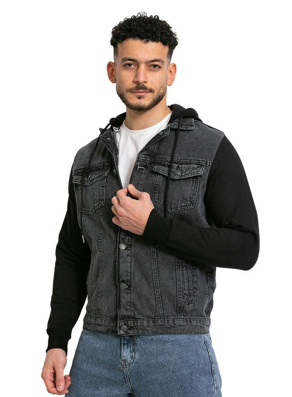 B - Design 2 Melton Jacket Jeans - Khotwh