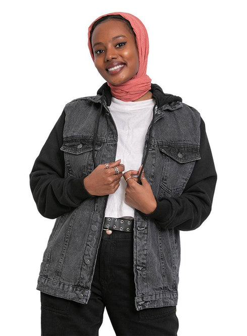 B - Design 2 Melton Jacket Jeans - Khotwh