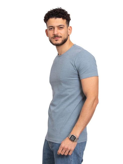 Baby Blue B - Round T-Shirt - Khotwh