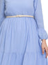 Baby Blue Basic Dress - Khotwh