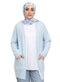 Baby Blue Basic Pocket Cardigan - Khotwh