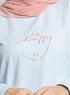 Baby Blue Basic Tunic - Be Happy - Khotwh