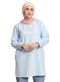 Baby Blue Basic Tunic - Be Happy - Khotwh