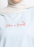 Baby Blue Basic Tunic - Believe - Khotwh