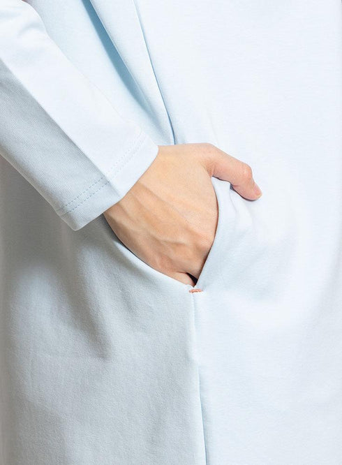 Baby Blue Basic Tunic - Believe - Khotwh
