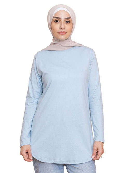 Baby Blue Cur.Long - Sleeve - Khotwh