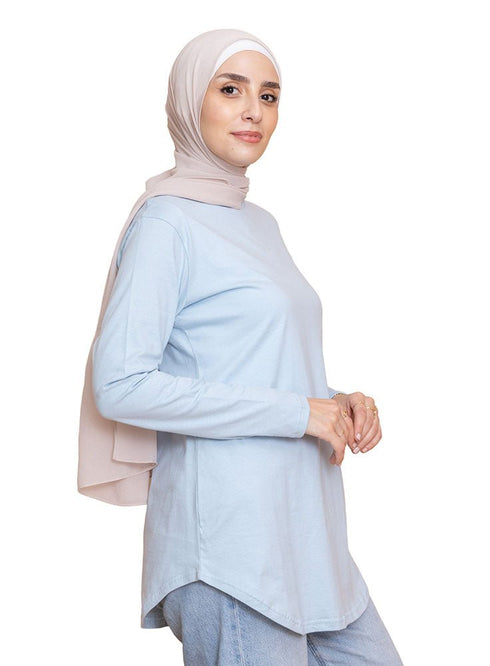 Baby Blue Cur.Long - Sleeve - Khotwh