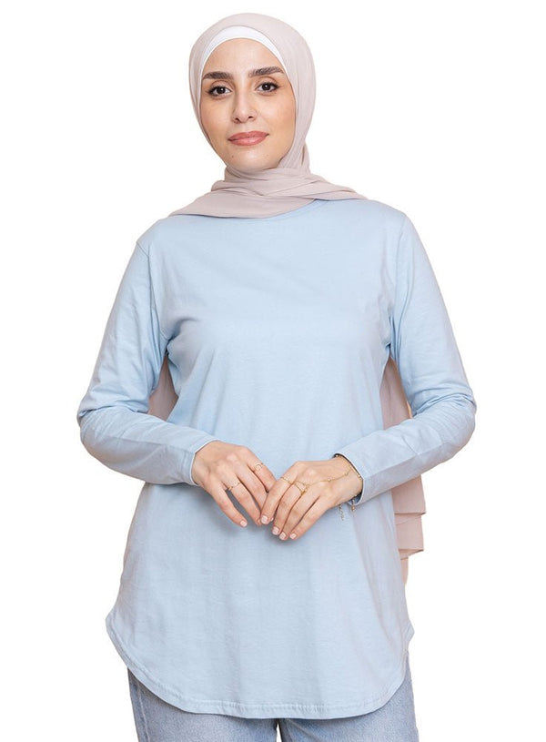 Baby Blue Cur.Long - Sleeve - Khotwh