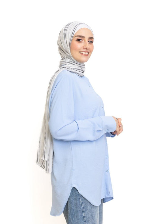 Baby Blue CY - Over Size Shirt - Khotwh