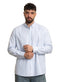 Baby Blue - Design 1 Striped Oxford Shirt - Khotwh