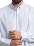 Baby Blue - Design 1 Striped Oxford Shirt - Khotwh