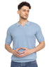 Baby Blue Design 24 - F - Polo Neck T-Shirt - Khotwh
