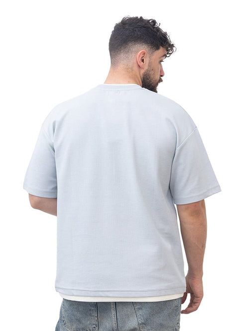 Baby Blue Design 3001 NF - Round T-Shirt - Khotwh