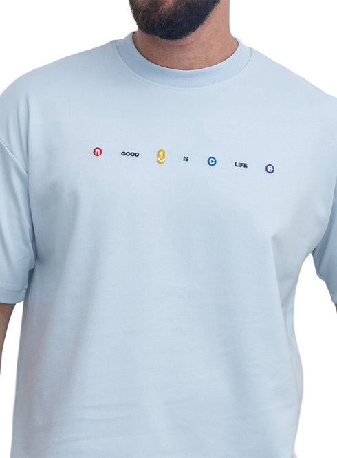 Baby Blue Design 4033 NF-Round T-Shirt - Khotwh