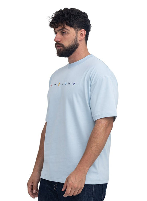 Baby Blue Design 4033 NF-Round T-Shirt - Khotwh