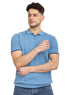 Baby Blue Design 5 - F - Polo Neck T-Shirt - Khotwh