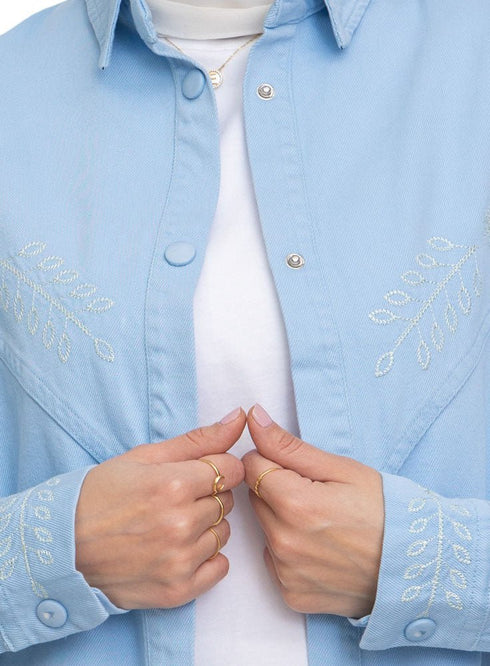 Baby Blue Design 719311Jacket - Khotwh
