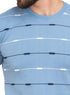 Baby Blue F - S.Knit Round T-shirt - Khotwh