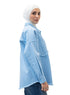 Baby Blue Gabardine Jacket 5 - Khotwh
