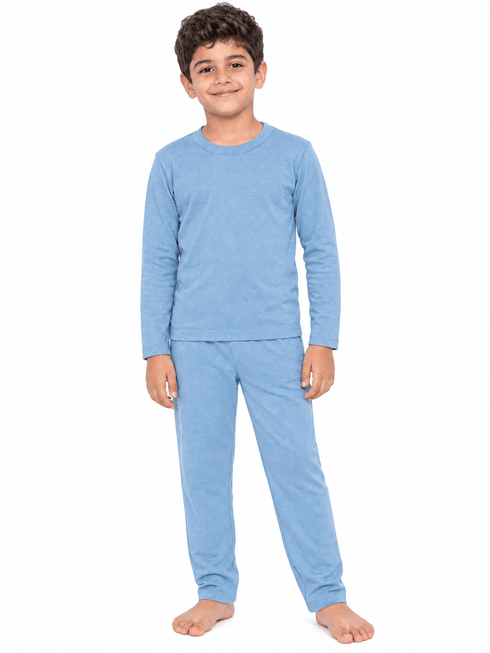 Baby Blue Kids Thermal Set - Khotwh