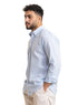 Baby Blue Linen Shirt - Khotwh