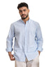 Baby Blue Linen Shirt - Khotwh
