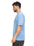 Baby Blue Over Size Round T-Shirt - Khotwh