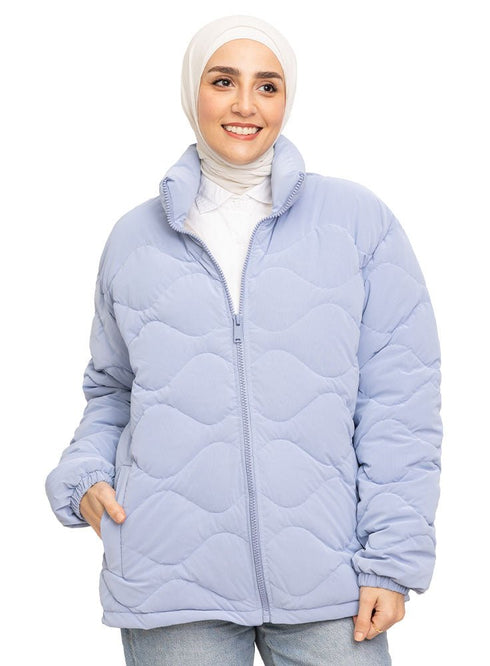 Baby Blue Puffer Jacket 8 - Khotwh