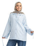 Baby Blue RD- Jacquard Embroidered Shirt - Khotwh
