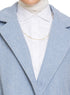 Baby Blue RD - Jacquard Feather Blazer - Khotwh