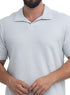 Baby Blue V-Neck Crunchy-Oversize T-Shirt - Khotwh