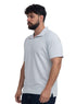 Baby Blue V-Neck Crunchy-Oversize T-Shirt - Khotwh