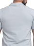 Baby Blue V-Neck Crunchy-Oversize T-Shirt - Khotwh